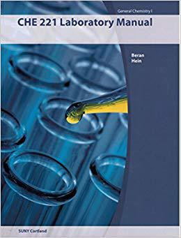 【预售】Che 221 Laboratory Manual