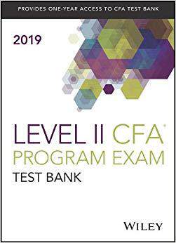 【预售】Wiley Study Guide + Test Bank for 2019 Level II CFA Exam