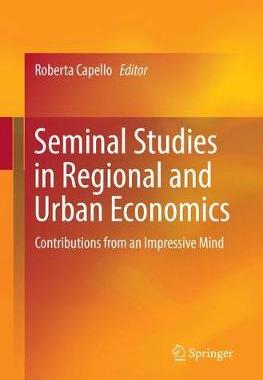 【预订】Seminal Studies in Regional and Urban Economics