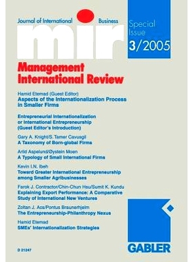 预订 Aspects of the Internationalization Process in Smaller Firms: 9783834900609