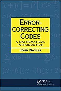 【预售】Error Correcting Codes