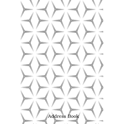 预订 Address Book: Alphabetical Index with Geometric Line Pattern Abstract Seamless Background Cover: 9781792195167