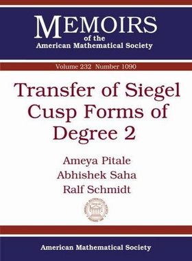 【预售】Transfer of Siegel Cusp Forms of Degree 2