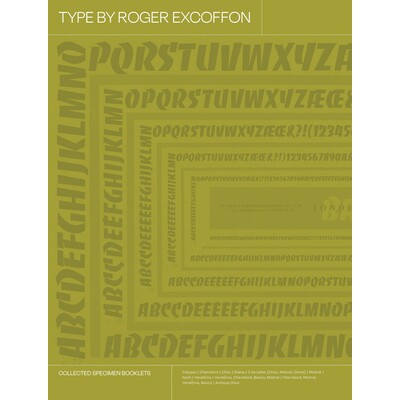 预订 Type by Roger Excoffon : Collected Specimen Booklets: Collected Specimen Booklets: 9798989142347
