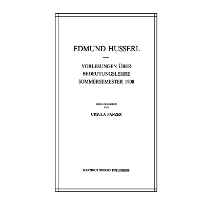 预订 Vorlesungen Über Bedeutungslehre Sommersemester 1908: 9789401084819