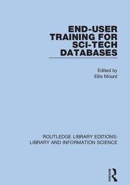 [预订]End-User Training for Sci-Tech Databases 9780367432584
