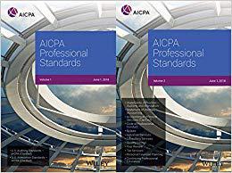 【预售】Aicpa Professional Standards, 2018, Volumes 1 And 2