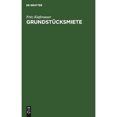 预订 Grundstücksmiete: 9783112394311