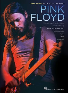 【预订】Pink Floyd: Easy Guitar with Riffs and Solos