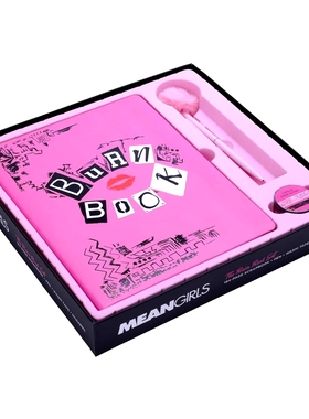 微瑕 电影贱女孩 燃烧之书 礼品套装 剪贴本贴纸胶带笔 英文原版 Mean Girls: Burn Book Scrapbook Set 林赛罗韩 瑞秋麦克亚当斯