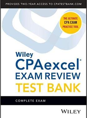 【预售】Wiley Cpaexcel Exam Review 2020 Test Bank: Complete Exam (2-Year Access)