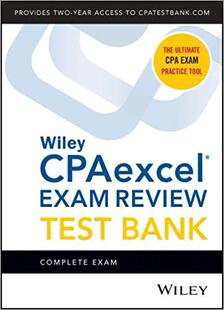 Test 预售 Review Bank Year Cpaexcel Wiley Access Exam Complete 2020