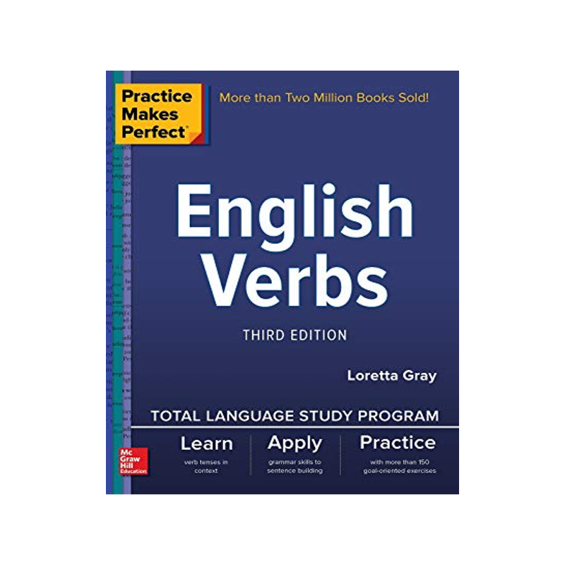 预订 英文原版 熟能生巧：英语动词，第三版 Practice Makes Perfect: English Verbs, Third Edition