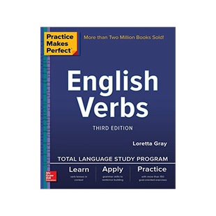 预订 英文原版 熟能生巧:英语动词,第三版 Practice Makes Perfect: English Verbs, Third Edition