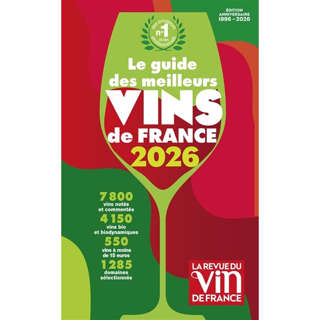 葡萄酒评论杂志 2026官方指南 RVF 法国进口书 法语原版 Le Guide des meilleurs vins de France 2026
