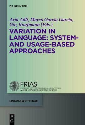 [预订]Variation in Language: System- and Usage-based Approaches 9783110343557