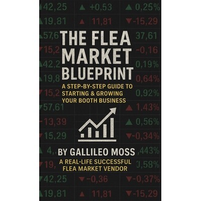 预订 The Flea Market Blueprint, A Step-By-Step Guide to Starting & Growing Your Booth Business 9798900029498