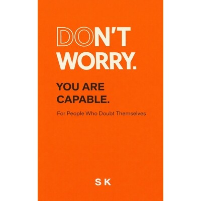 预订 Don’t Worry.: You Are Capable 9798247631491