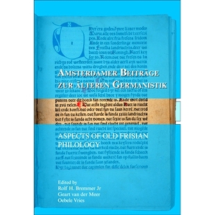 预订 Aspects of Old Frisian Philology 古弗里斯兰语文学的各个方面: 9789042022751