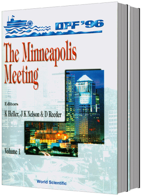 【预订】MINNEAPOLIS MEETING (DPF 96), THE - PROCEEDINGS OF THE 9TH MEETING OF THE DIVISION OF PARTICLES AND FIELDS...