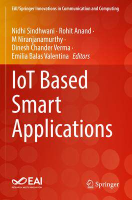 [预订]IoT Based Smart Applications 9783031045264