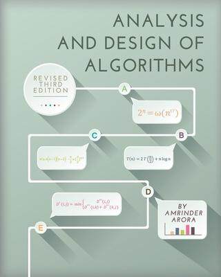 [预订]Analysis and Design of Algorithms 9781793520432