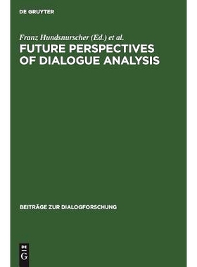 预订 Future perspectives of dialogue analysis: [I.A.D.A. meeting in December 1992 in Bologna]: 9783484750081