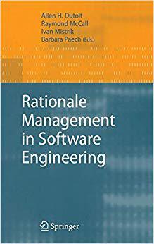 【预订】Rationale Management in Software Engineering 9783540309970