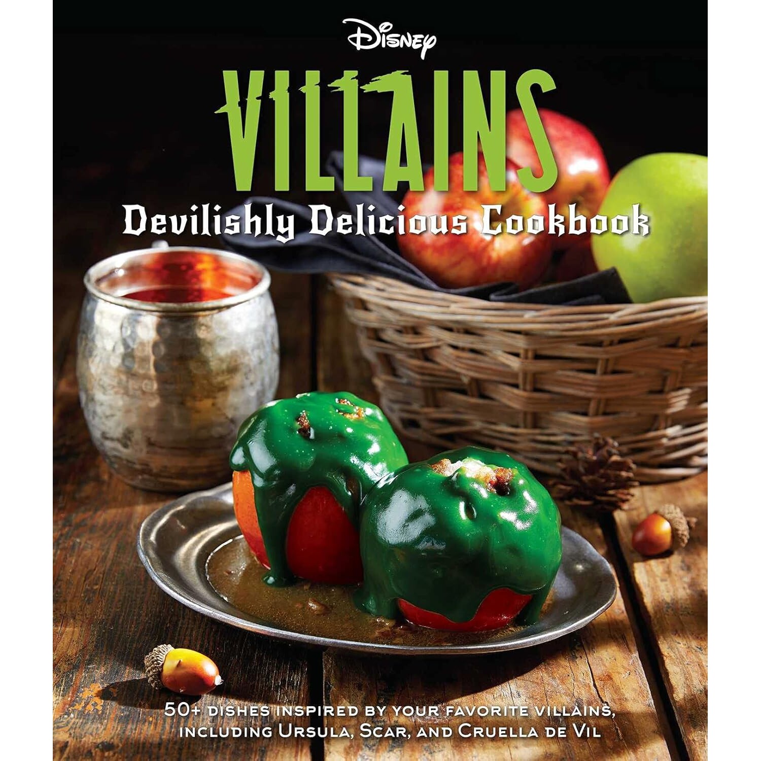 迪士尼反派 万圣节主题菜单 官方食谱 英文原版 居家派对甜品主食 Disney Villains: Devilishly Delicious Cookbook