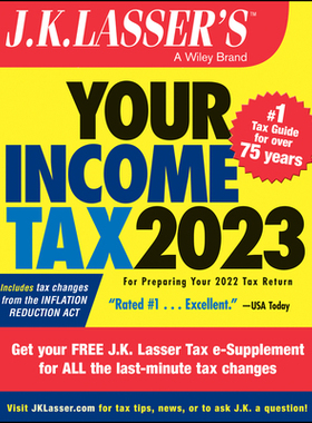 [预订]J.K. Lasser’S Your Income Tax 2023: For Preparing Your 2022 Tax Return