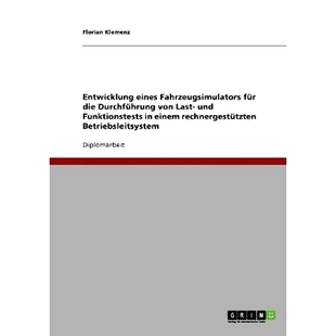 Fur Von Entwicklung Fahrzeugsimulators Einem 预订 Die Eines Und Last Durchfuhrung Rechnergestutzten Funktionstests