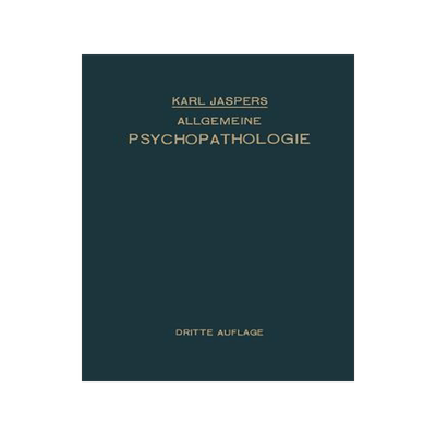 预订 Allgemeine Psychopathologie