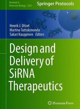 【预订】Design and Delivery of SiRNA Therapeutics