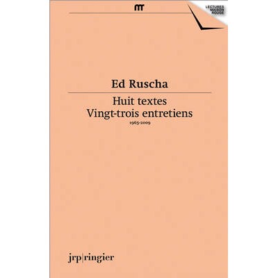 预订 Ed Ruscha, Huit Textes: Vingt-Trois Entretiens (French): 9783037640890