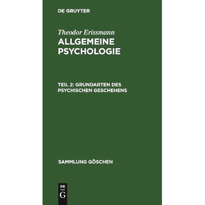 预订 Grundarten des psychischen Geschehens: 9783111295893