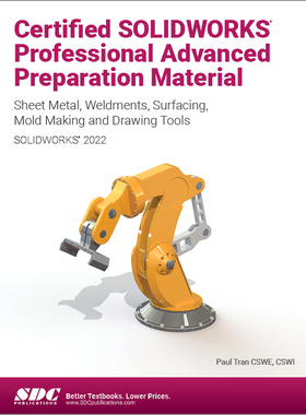 【预订】Certified Solidworks Professional Advanced Preparation Material (Sol 9781630574871