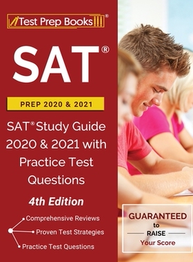 【预订】SAT Prep 2020 and 2021: SAT Study Guide 2020 and 2021 with Practice Test Questions [4th Edition]