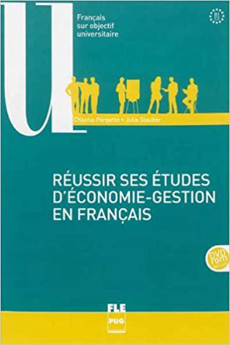 现货 经济管理专业法国留学预科 课堂实录访谈 格勒诺布尔大学出版 法语原版Réussir ses études d'économie-gestion