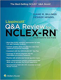 【预售】Lippincott Q&A Review for NCLEX-RN (Lippioncott’s Review For NCLEX-RN)