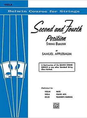 [预订]2nd and 4th Position String Builder: A Continuation of the Belwin String Builder or any other Standa 9780769232133