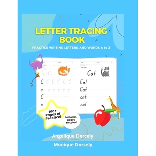 预订 Letter Tracing Book - Practice Writing Letters and Words A to Z: 9781736053782
