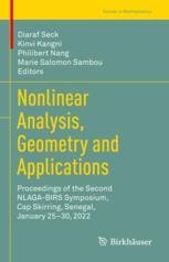 【预订】Nonlinear Analysis, Geometry and Applications 9783031046155