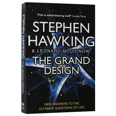 预售 英文原版 史蒂芬·霍金 大设计 The Grand Design 阐释宇宙问题 M理论 Stephen Hawking 霍金作品