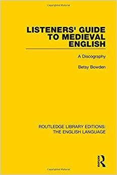 【预售】Listeners’ Guide to Medieval English