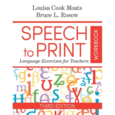 预订 Speech to Print Workbook: Language Exercises for Teachers 语音打印工作簿：教师语言练习: 9781681253336