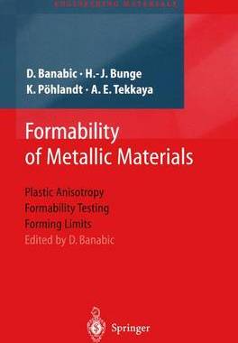 【预订】Formability of Metallic Materials