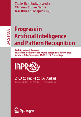 预订 Progress in Artificial Intelligence and Pattern Recognition