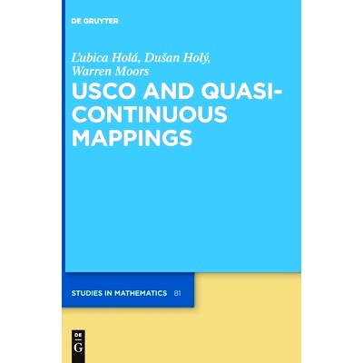 预订 USCO and Quasicontinuous Mappings USCO 和准连续映射: 9783110750157