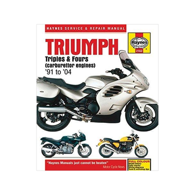[预订]Triumph Triples & Fours (carburettor engines) (91 - 04) Haynes Repair Manual 9781785210495