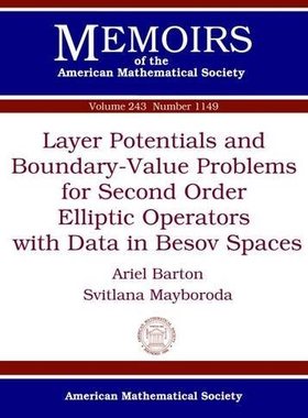 【预售】Layer Potentials and Boundary-Value Problems for Second Order Elliptic Operators with Data in Besov Spaces
